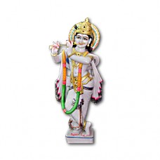 Pure Makrana Marble Krishna Idol-MRB-KRI001