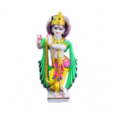 Pure Makrana Marble Krishna Idol-MRB-KRI002