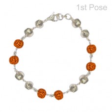 Parad Rudraksha Bracelet ( 8 Beads )-PRD-BR002