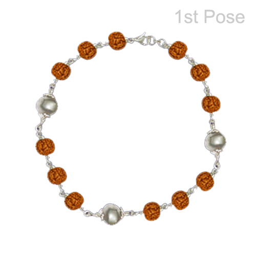 Parad Rudraksha Bracelet ( 3 Beads )-PRD-BR001